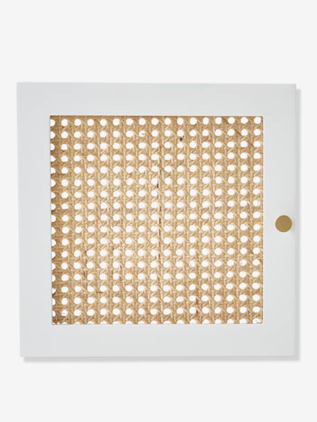 Porte pour meuble à cases cannage Blanc - vertbaudet enfant 