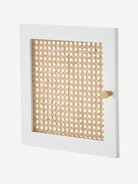 Porte pour meuble à cases cannage Blanc - vertbaudet enfant 
