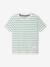 T-shirt garçon rayé manches courtes bleu azur+dark bleu indigo rayé+rayé jaune+rayé rouge+sauge rayé - vertbaudet enfant 
