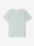 T-shirt garçon rayé manches courtes bleu azur+dark bleu indigo rayé+rayé jaune+rayé rouge+sauge rayé - vertbaudet enfant 