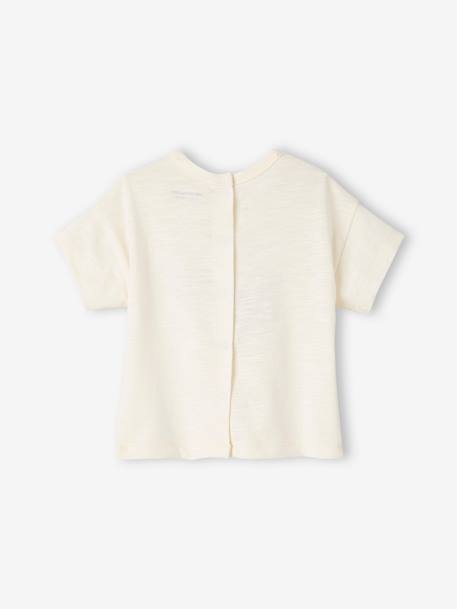 T-shirt bébé motif animalier manches courtes beige - vertbaudet enfant 