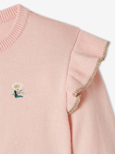 Gilet court à volants fille rose - vertbaudet enfant 