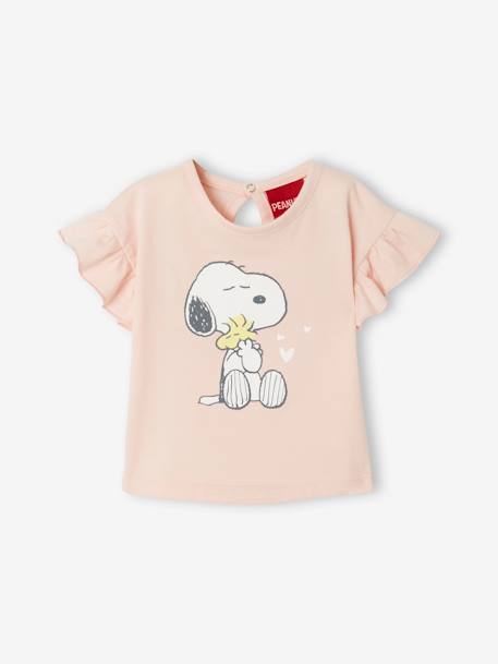 T-shirt bébé Snoopy Peanuts bébé fille Rose anime placé - vertbaudet enfant 