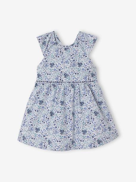 Feestelijke babyjurk met bloemen wit met print - vertbaudet enfant 