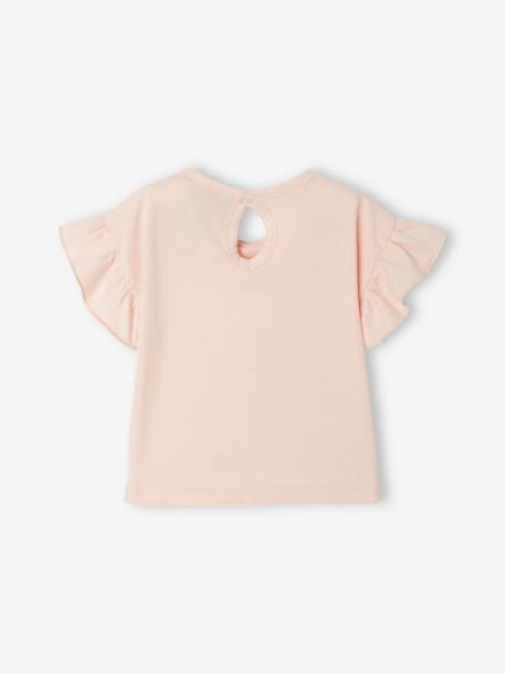 Snoopy Peanuts® baby T-shirt voor meisjes Roze detail - vertbaudet enfant 