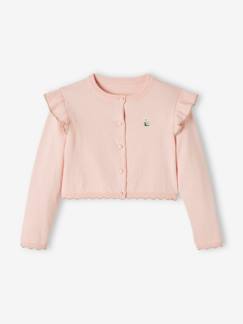 -Gilet court à volants fille