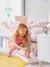 Set van dekbedovertrek + kussensloop voor kinderbed VLIEGEN MAAR Roze met print - vertbaudet enfant 