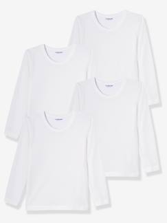 -Lot 4 T-shirts maillot de corps BASICS