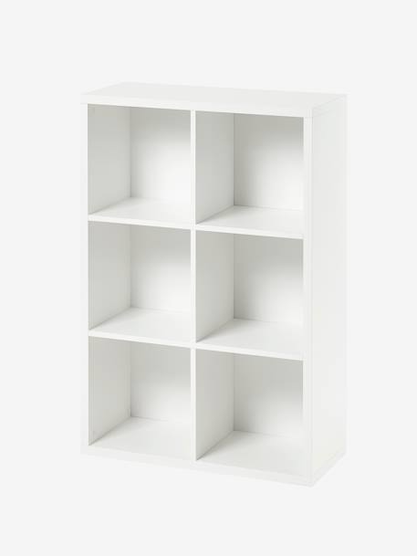 Meuble de rangement 6 cases BLANC - vertbaudet enfant 