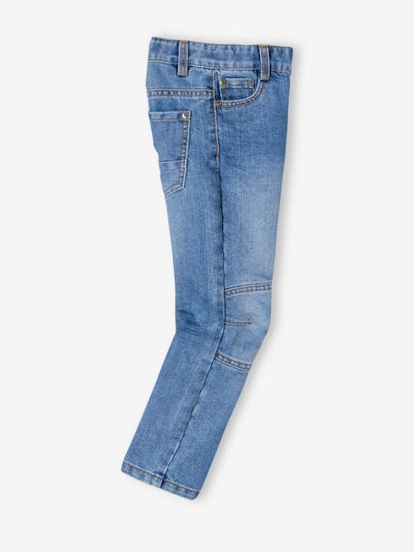 Jean garçon droit MorphologiK FIN waterless denim brut+stone - vertbaudet enfant 