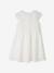 Robe cérémonie fille effet 2 en 1 haut en macramé ivoire+rose nude - vertbaudet enfant 