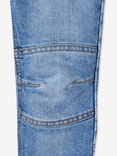Jean garçon droit MorphologiK FIN waterless denim brut+stone - vertbaudet enfant 