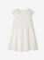 Robe cérémonie fille effet 2 en 1 haut en macramé ivoire+rose nude - vertbaudet enfant 