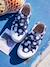 Baskets scratchées fille en toile bleu marine - vertbaudet enfant 