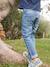 Jean garçon droit indestructible waterless DENIM BRUT+denim gris+STONE - vertbaudet enfant 