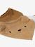 Lot de 3 bavoirs bandanas en éponge et gaze de coton caramel - vertbaudet enfant 