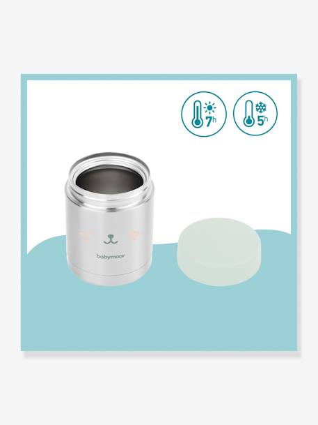 Contenant isotherme inox EAT'S ISY bleu gris - vertbaudet enfant 