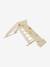 Triangle d'escalade à grimper en bois BEIGE MOYEN UNI AVEC DECOR - vertbaudet enfant 