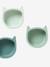Lot de 3 bols en silicone Chat lot caramel+lot vert - vertbaudet enfant 