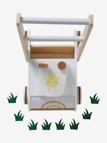 Tondeuse à gazon en bois FSC® blanc - vertbaudet enfant 