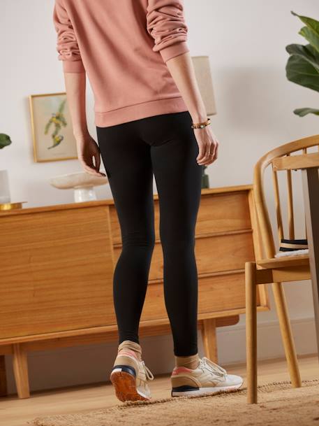 Lot de 2 leggings de grossesse en maille stretch Lot noir et gris - vertbaudet enfant 