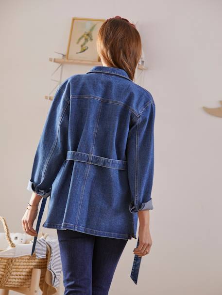 Veste en jean évolutive grossesse et post-grossesse Denim - vertbaudet enfant 