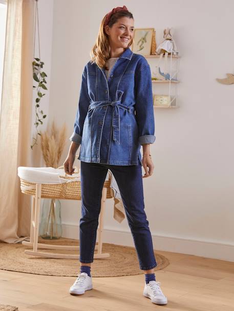 Veste en jean évolutive grossesse et post-grossesse Denim - vertbaudet enfant 