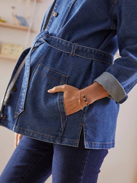 Veste en jean évolutive grossesse et post-grossesse Denim - vertbaudet enfant 