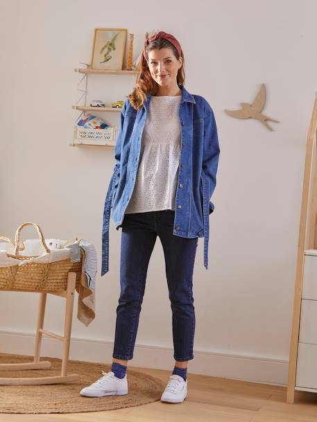 Veste en jean évolutive grossesse et post-grossesse Denim - vertbaudet enfant 