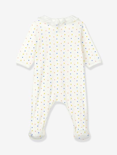 Dors-bien bébé en coton bio PETIT BATEAU blanc imprimé - vertbaudet enfant 