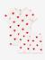 Pyjacourt coeur fille manches courtes en coton bio motif coeurs - vertbaudet enfant 