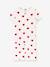 Pyjacourt coeur fille manches courtes en coton bio motif coeurs - vertbaudet enfant 