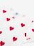 Pyjacourt coeur fille manches courtes en coton bio motif coeurs - vertbaudet enfant 