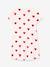Chemise de nuit 'coeurs' fille en coton bio motif coeurs - vertbaudet enfant 