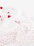 Lot de 3 bodies croisés manches longues coeurs bébé naissance en coton bio blanc - vertbaudet enfant 