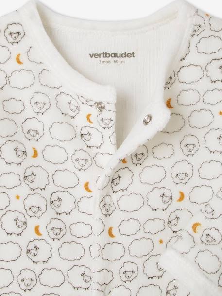 Kit naissance 6 pièces et sa valise ivoire imprimé - vertbaudet enfant 