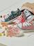 Stoffen decoratieve sneakers voor meisjes groene tropische print+rouge - vertbaudet enfant 