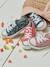 Stoffen decoratieve sneakers voor meisjes groene tropische print+rouge - vertbaudet enfant 