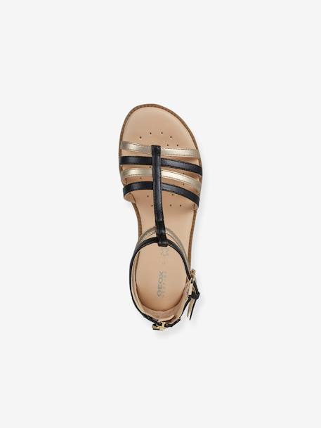 Sandales J SANDALE KARLY FILL BLACK PLATINIUM - vertbaudet enfant 