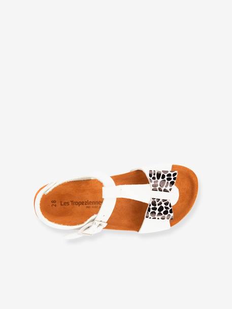 Sandales fille Zabou PAR M. BELARBI blanc/multi - vertbaudet enfant 