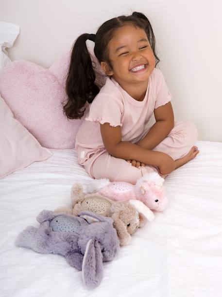 Veilleuse projecteur d'étoiles Dreams Buddies beige+rose pâle - vertbaudet enfant 