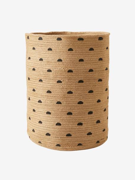 Panier de rangement XL en jute Ethnique naturel - vertbaudet enfant 
