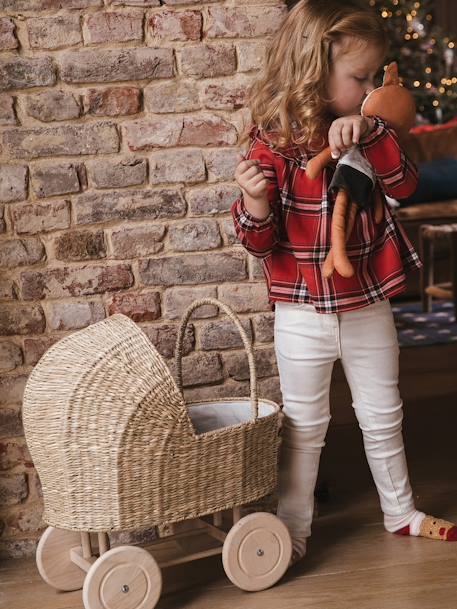 Landau poupon en herbier BLANC - vertbaudet enfant 