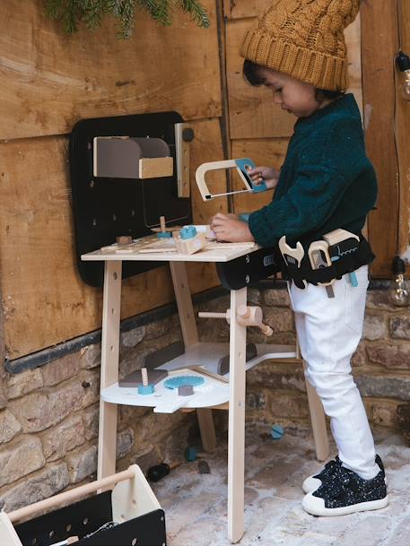 Etabli de bricolage en bois FSC® beige - vertbaudet enfant 