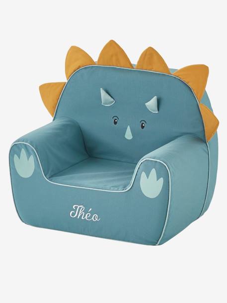 Fauteuil en mousse dino Triceratops VERT - vertbaudet enfant 