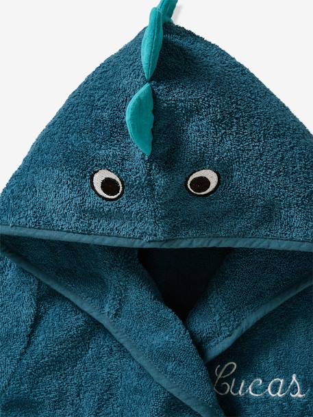 Peignoir enfant Dinosaure personnalisable BLEU MOYEN - vertbaudet enfant 