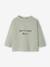 Sweat bébé à message personnalisable vert grisé - vertbaudet enfant 