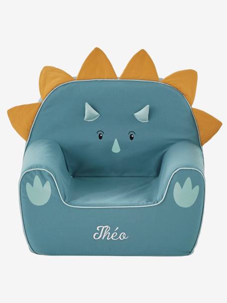 Fauteuil en mousse dino Triceratops VERT - vertbaudet enfant 