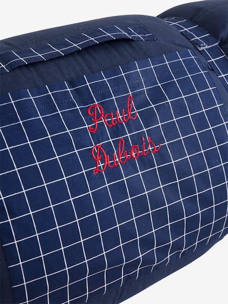 Couchage de sieste maternelle personnalisable MINILI POMPIER marine - vertbaudet enfant 