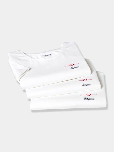 T-shirt maman à personnaliser Oeko-Tex® blanc - vertbaudet enfant 